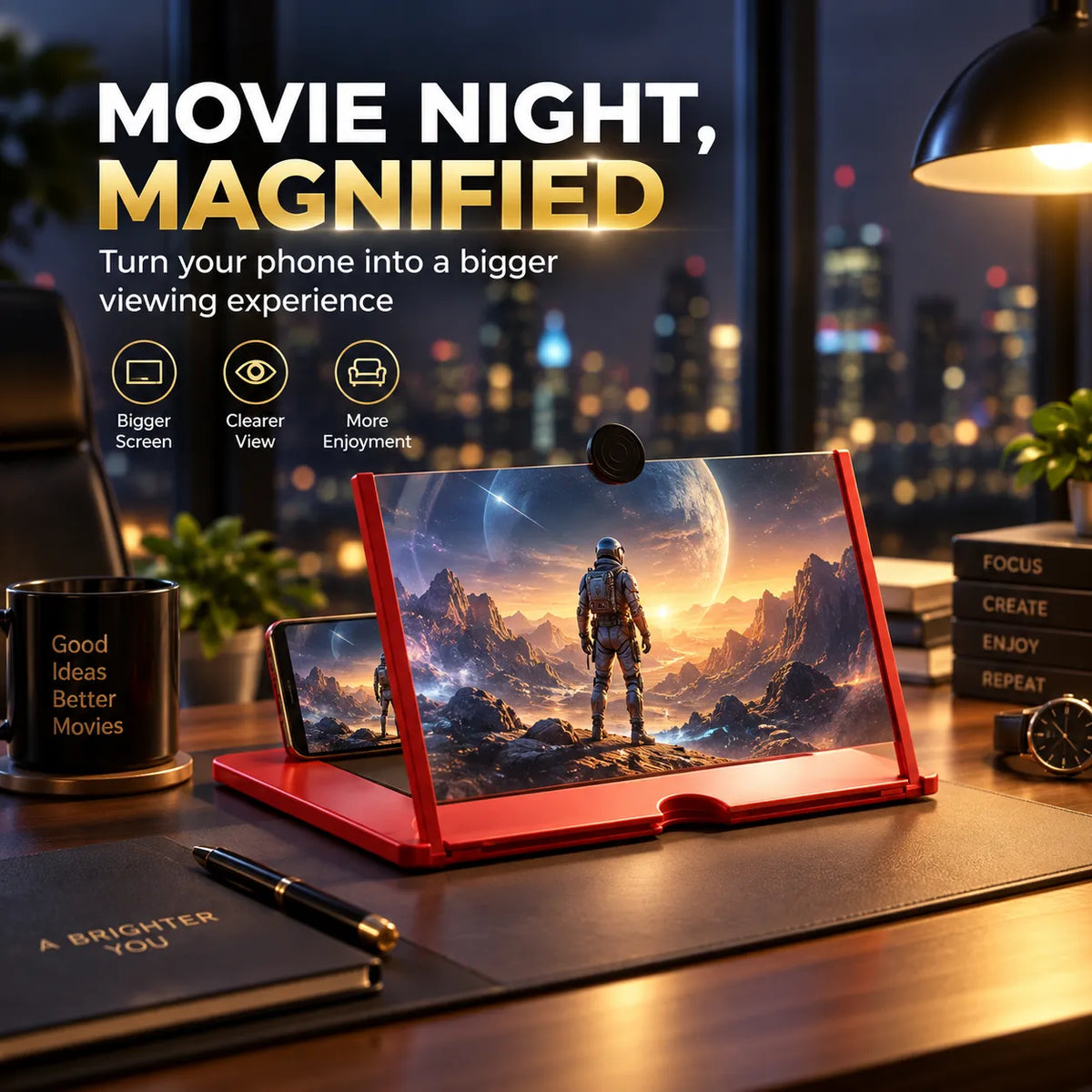 Phone Screen Magnifier | Foldable & Portable Design | Buy 1 Get 1 Free🔥